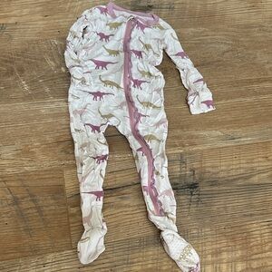 Dinosaur Print Kids One Piece Pajama